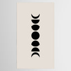 Minimal Moon Phases III Tablecloth Gallery Image 2