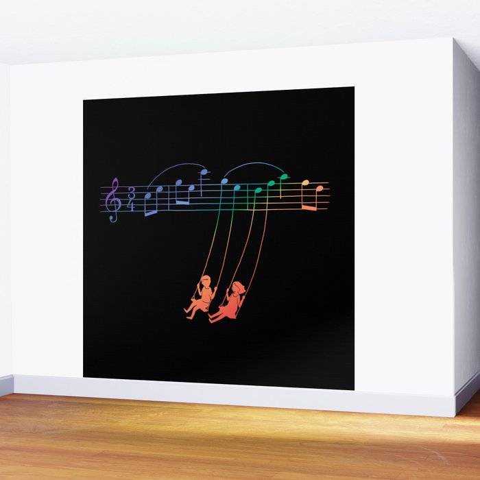 Music Swing Wall Mural Gallery Image 2