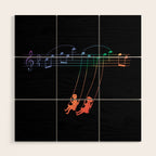 Music Swing Wood Wall Art Gallery Image 1