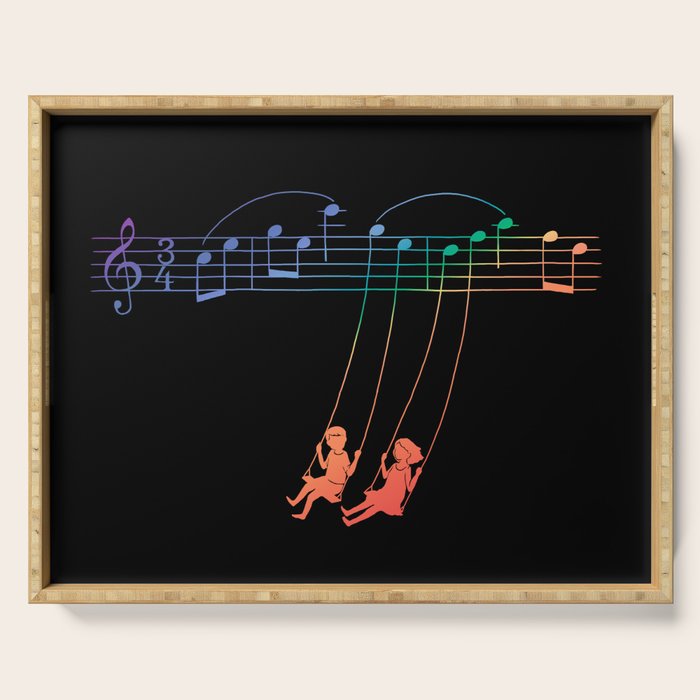 Music Swing Serving Tray Gallery Image 1