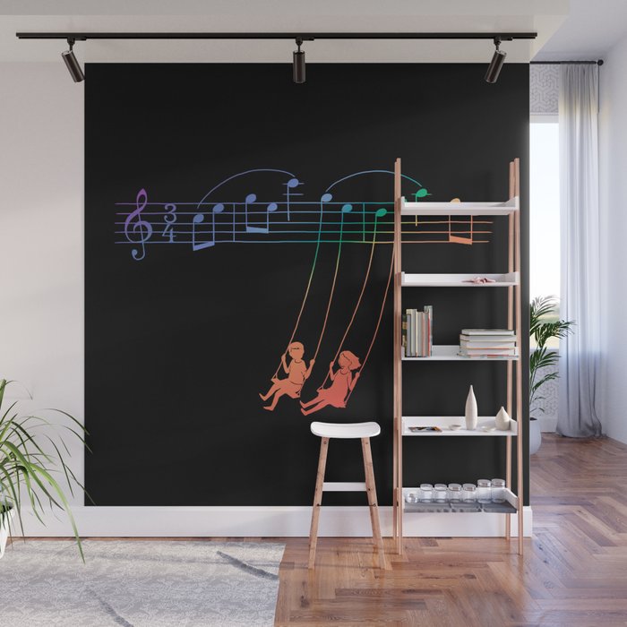Music Swing Wall Mural Gallery Image 1
