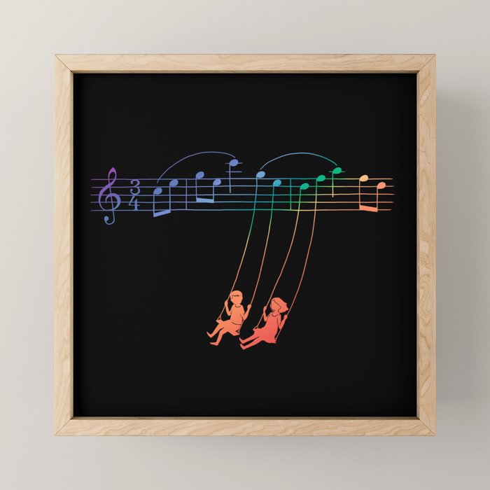 Music Swing Mini Art Print Gallery Image 1