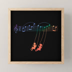 Music Swing Mini Art Print Gallery Image 1