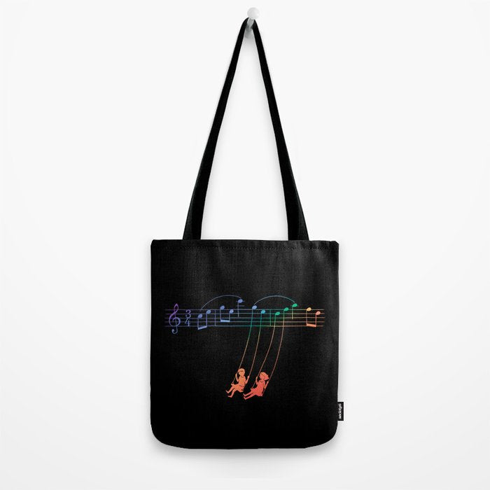 Music Swing Tote Bag Gallery Image 2
