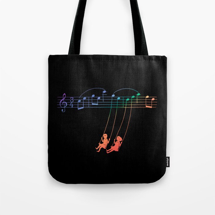 Music Swing Tote Bag Gallery Image 1
