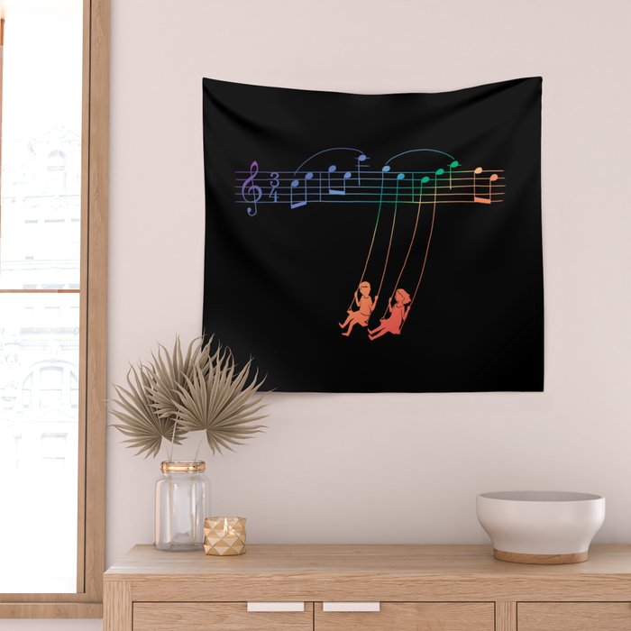 Music Swing Wall Tapestry Gallery Image 2