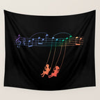 Music Swing Wall Tapestry Gallery Image 4