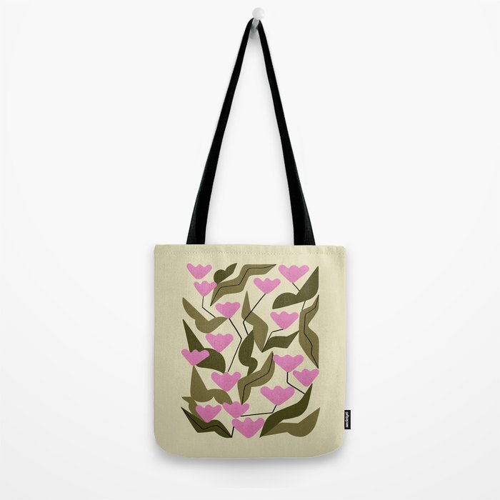 Tulips In Pink Tote Bag Gallery Image 2