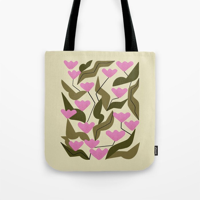 Tulips In Pink Tote Bag Gallery Image 1