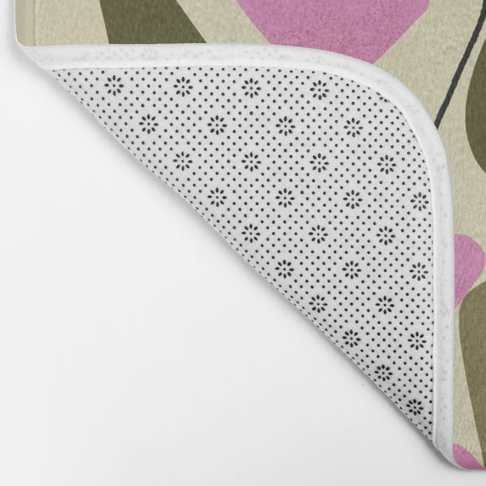 Tulips In Pink Bath Mat Gallery Image 2