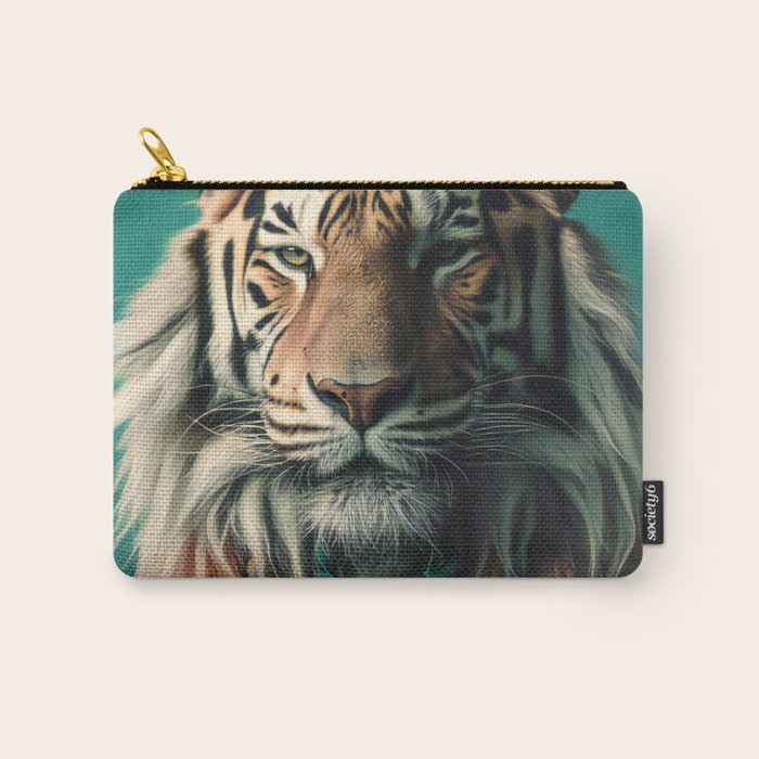 One Love, One World, A Vision of Unity, Tigers Art Carry All Pouch Gallery Image 1