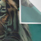 One Love, One World, A Vision of Unity, Tigers Art Wall Tapestry Gallery Image 3