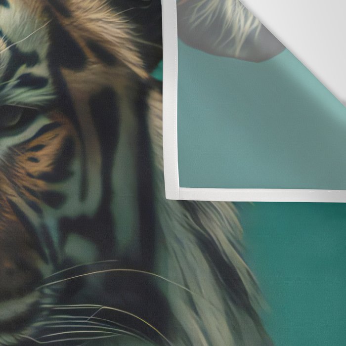 One Love, One World, A Vision of Unity, Tigers Art Wall Tapestry Gallery Image 3