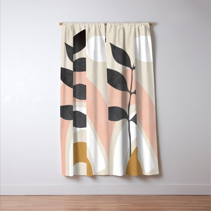 Minimal Abstract Shapes 16 Window Curtain Gallery Image 3