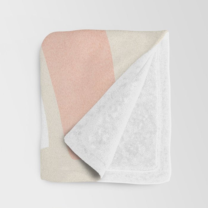 Minimal Abstract Shapes 16 Throw Blanket Gallery Image 3