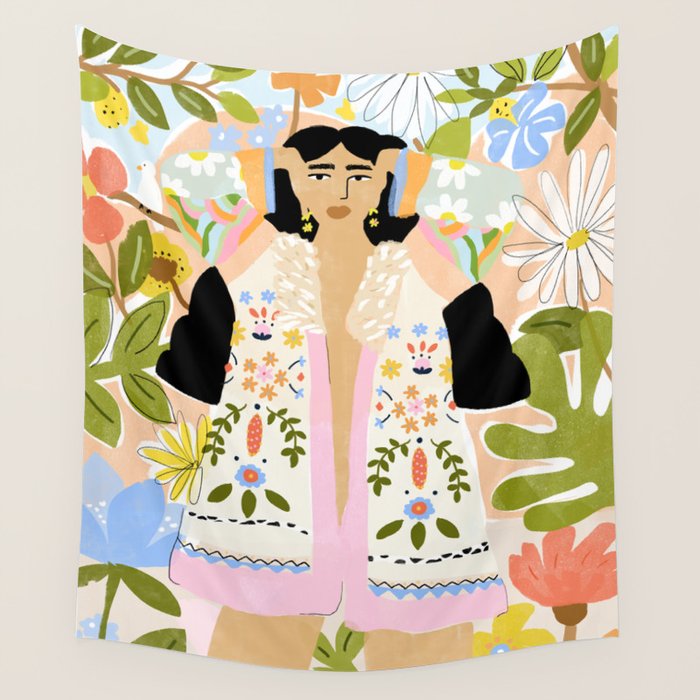 I Want To See The Beauty In The World Wall Tapestry Gallery Image 4