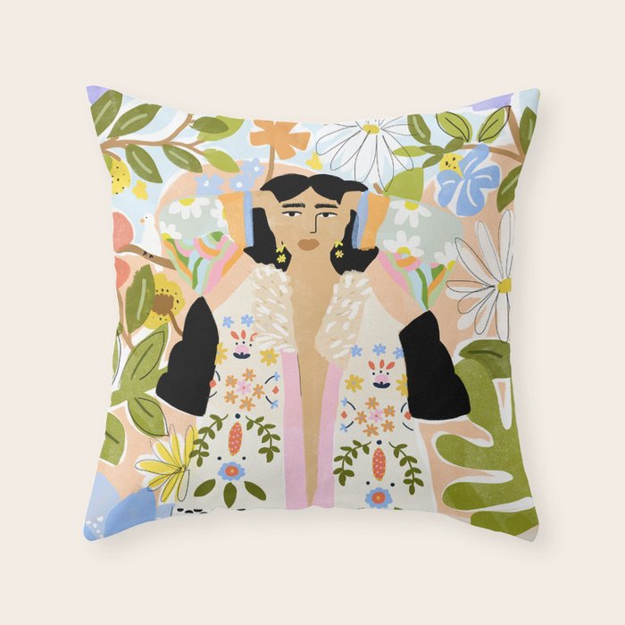 I Want To See The Beauty In The World Throw Pillow Gallery Image 6
