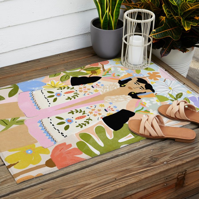 I Want To See The Beauty In The World Outdoor Rug Gallery Image 2