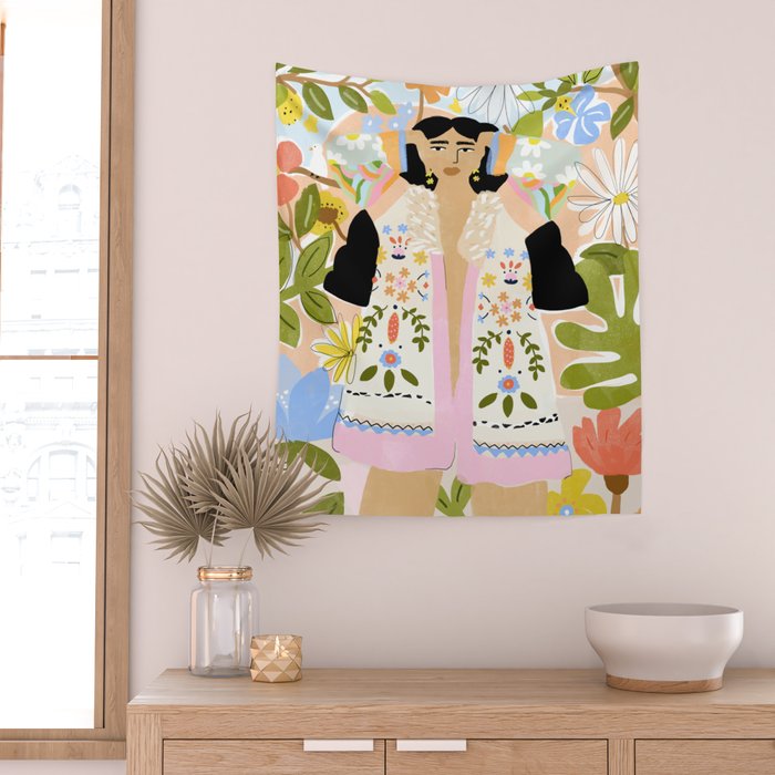 I Want To See The Beauty In The World Wall Tapestry Gallery Image 2