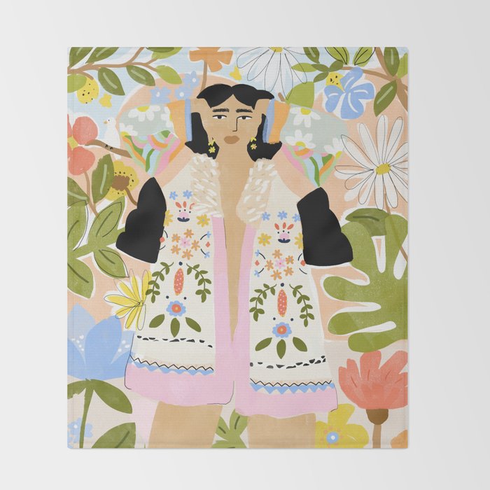 I Want To See The Beauty In The World Throw Blanket Gallery Image 2