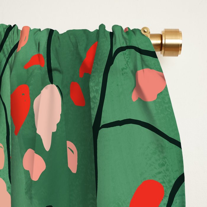 Autumn Leaves Window Curtain Gallery Image 2