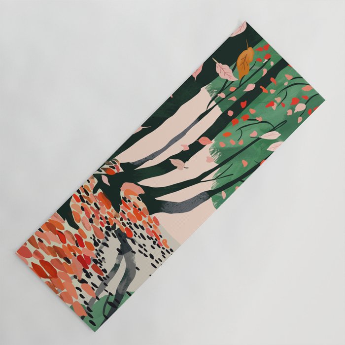 Autumn Leaves Yoga Mat Gallery Image 1