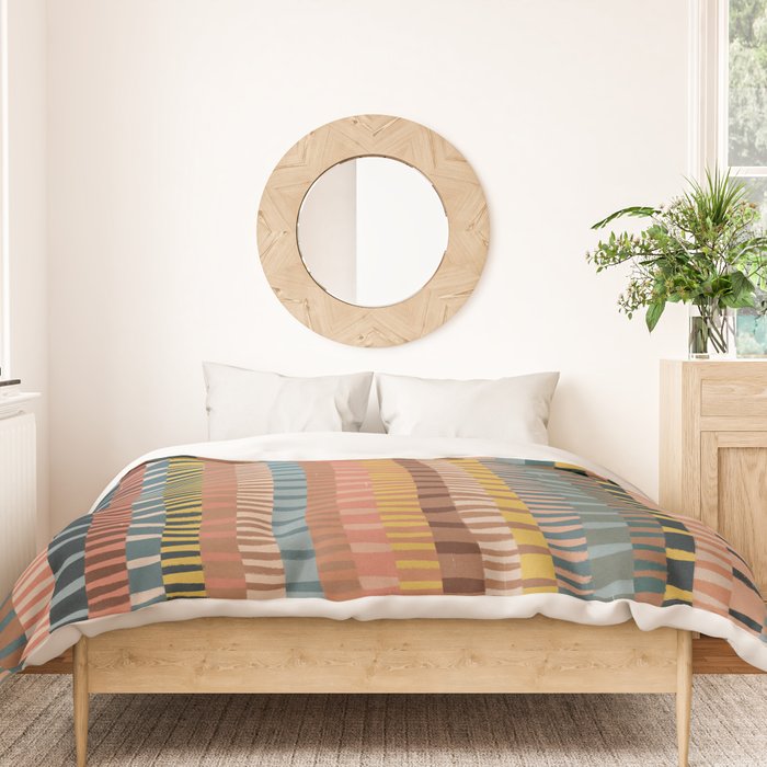 Mix of Stripes #1 Duvet Cover Gallery Image 3