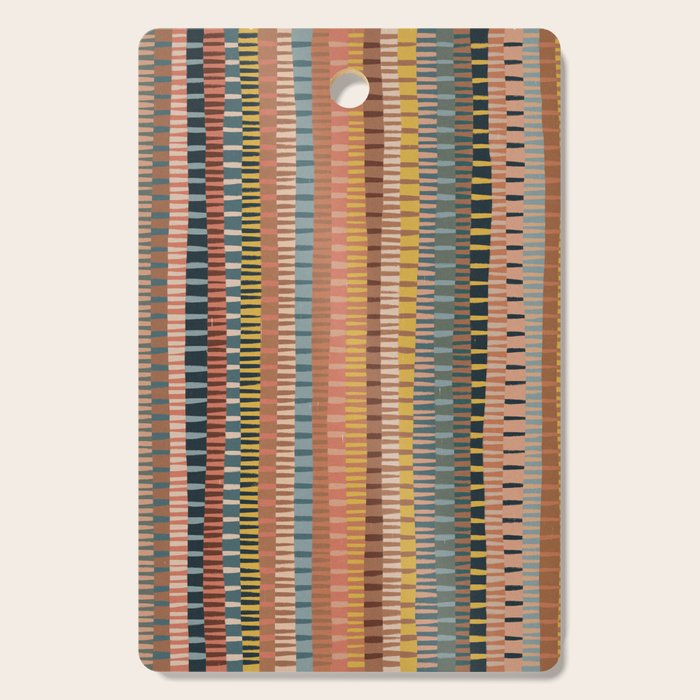 Mix of Stripes #1 Cutting Board Gallery Image 1