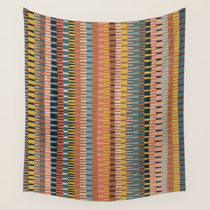 Mix of Stripes #1 Wall Tapestry Gallery Image 4