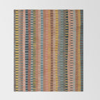Mix of Stripes #1 Throw Blanket Gallery Image 2
