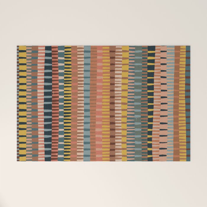 Mix of Stripes #1 Welcome Mat Gallery Image 1