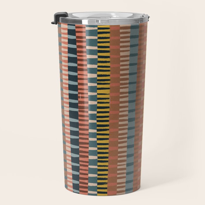 Mix of Stripes #1 Travel Mug Gallery Image 3