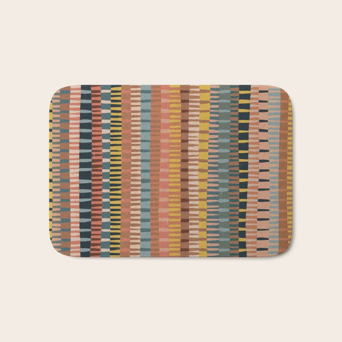 Mix of Stripes #1 Bath Mat Gallery Image 1