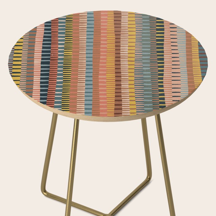 Mix of Stripes #1 Side Table Gallery Image 2