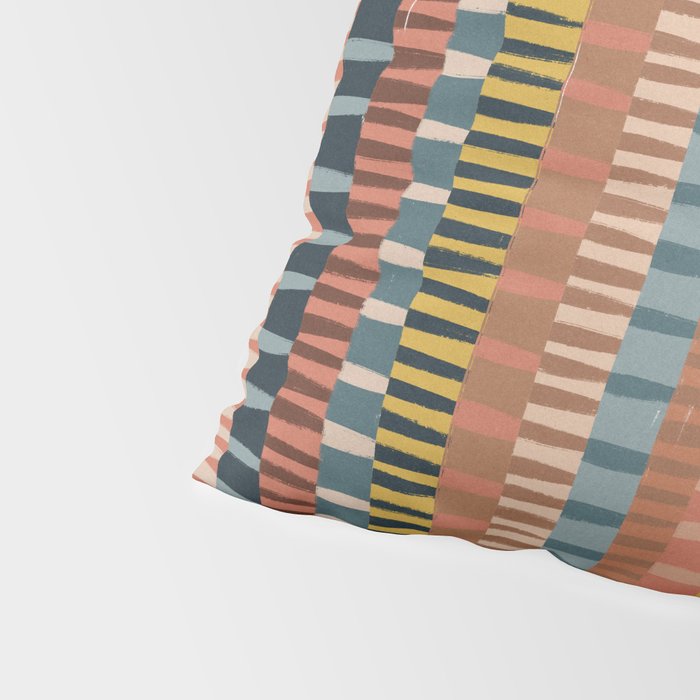 Mix of Stripes #1 Pillow Sham Gallery Image 4