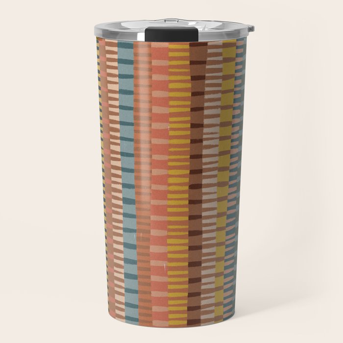Mix of Stripes #1 Travel Mug Gallery Image 1