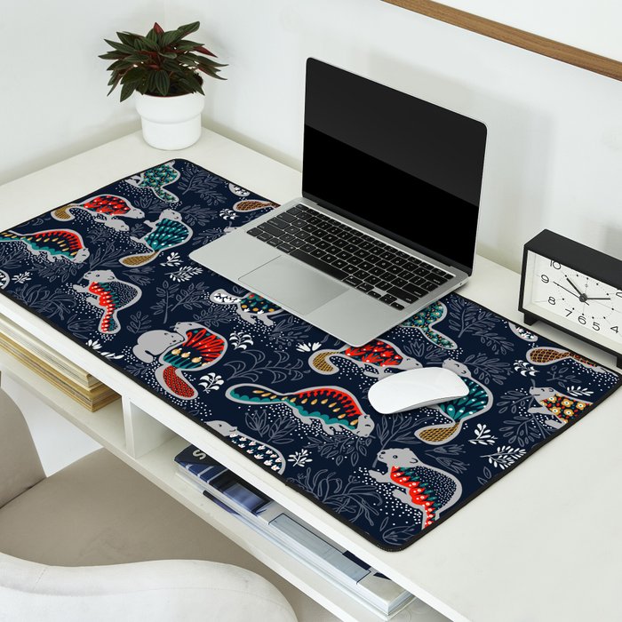 Beaver is back by night - Comeback Species Desk Mat Gallery Image 2