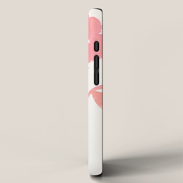 Pink Roses - Gouache Botanical Painting iPhone Case Gallery Image 2