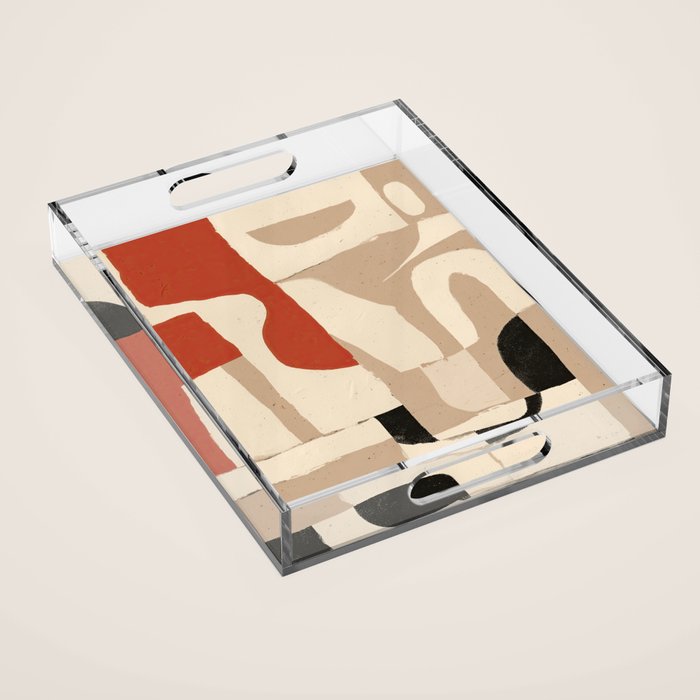 Terracotta Talk Acrylic Tray Gallery Image 1