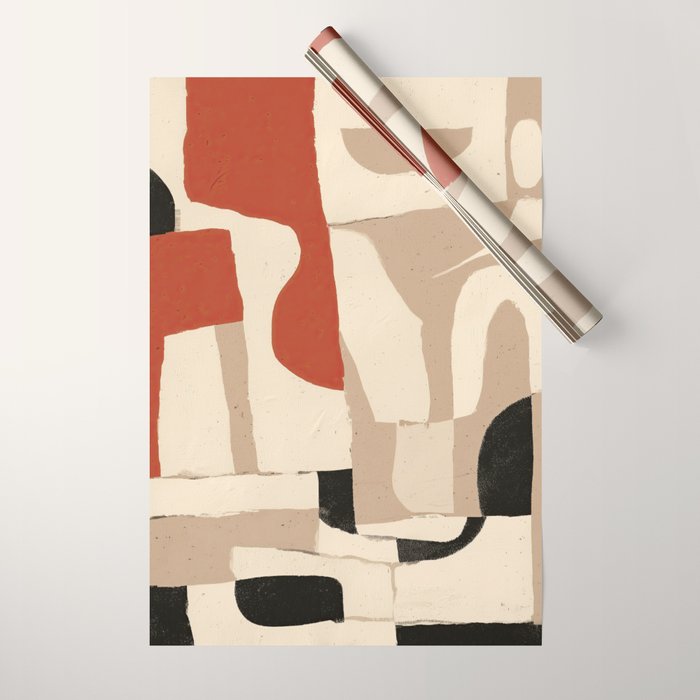 Terracotta Talk Wrapping Paper Gallery Image 1