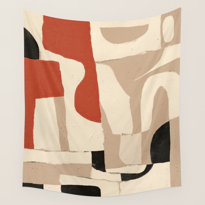 Terracotta Talk Wall Tapestry Gallery Image 1