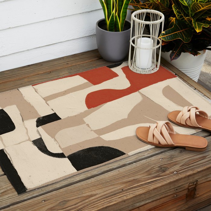 Terracotta Talk Outdoor Rug Gallery Image 2