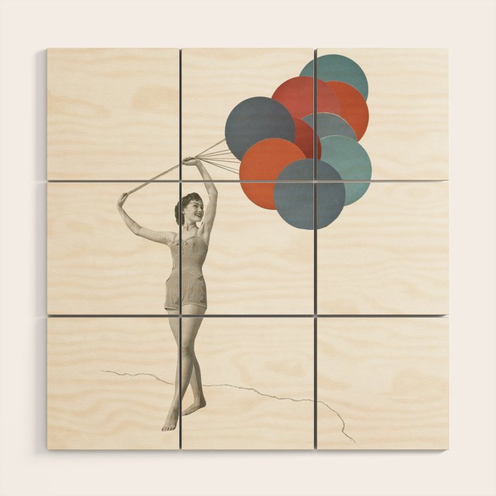 Balloons Wood Wall Art Gallery Image 1