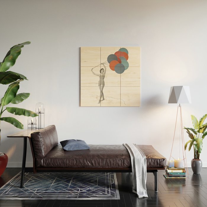 Balloons Wood Wall Art Gallery Image 2