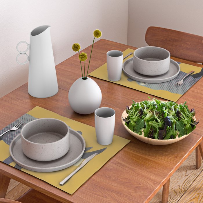 Whimsy Rhinoceros II Placemat Gallery Image 2