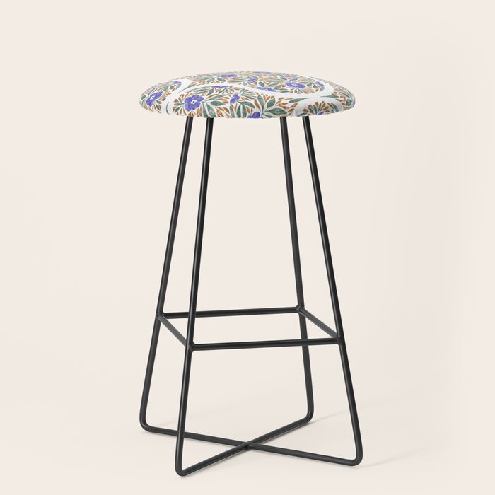 Elegant Flora Artistry Stool Gallery Image 1