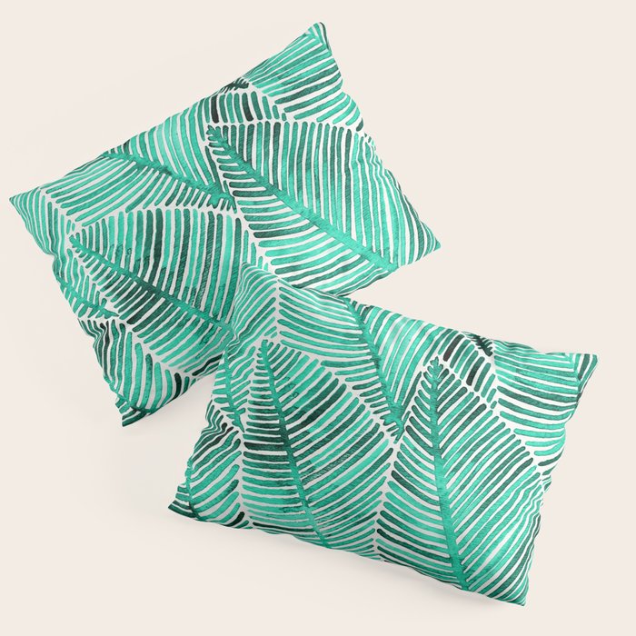 Tropical Turquoise Pillow Sham Gallery Image 3