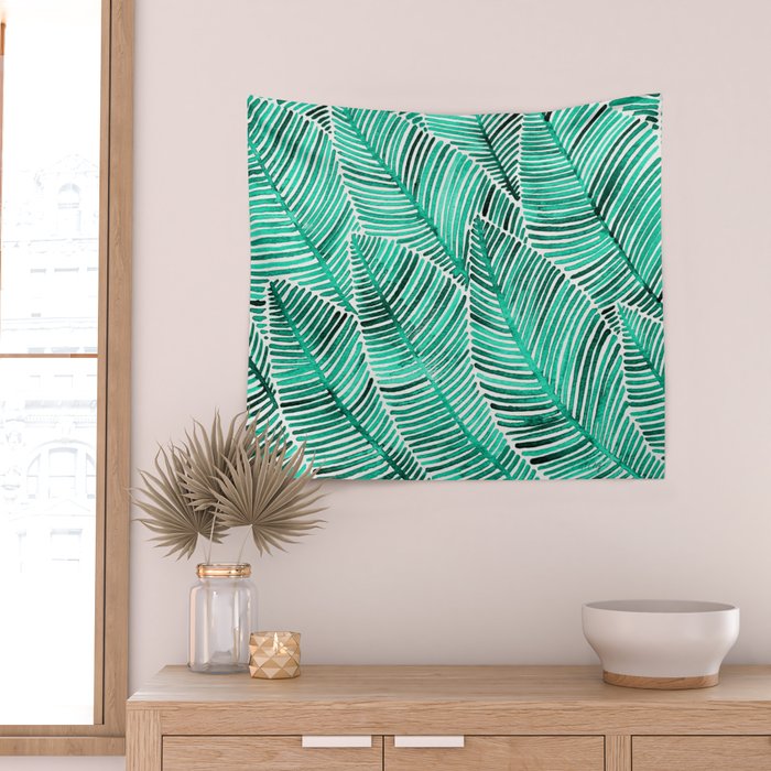 Tropical Turquoise Wall Tapestry Gallery Image 2