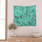 Tropical Turquoise Wall Tapestry Gallery Image 2