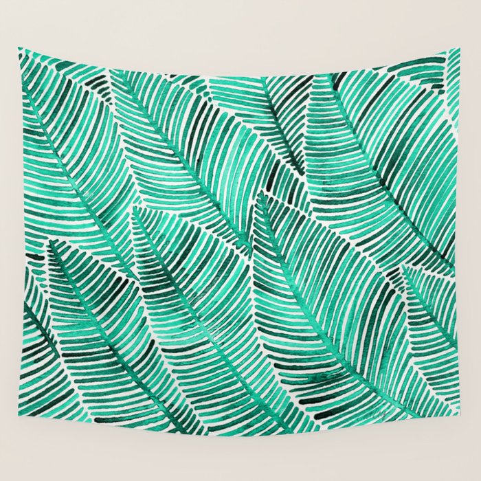 Tropical Turquoise Wall Tapestry Gallery Image 4